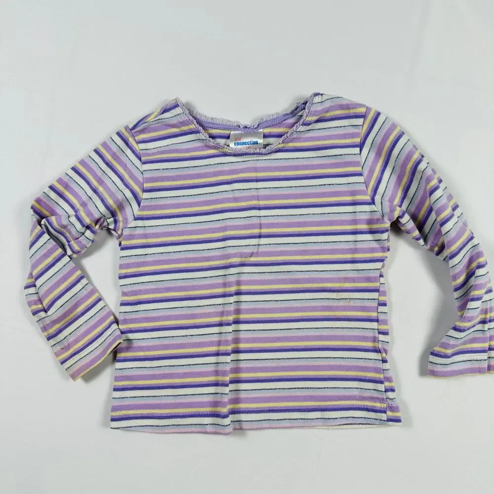 Vintage 1990s Kid Connection Winter Wonderland Sweater & Long Sleeve Top Bundle